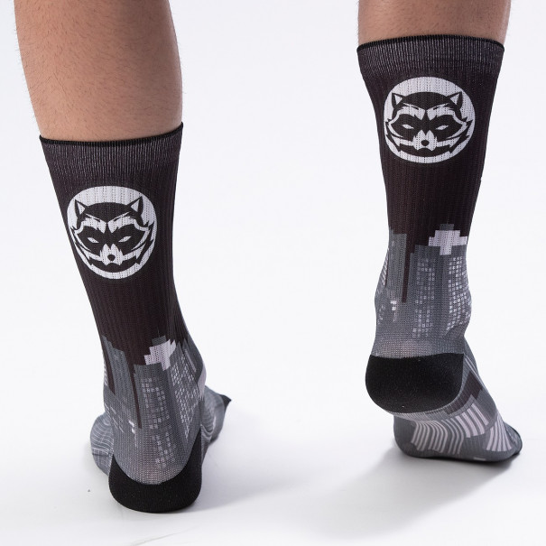 Urban Racoon custom socks