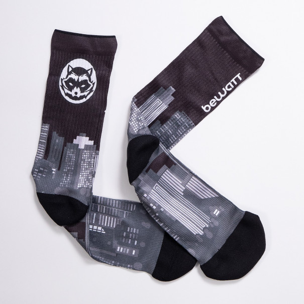 Urban Racoon custom socks