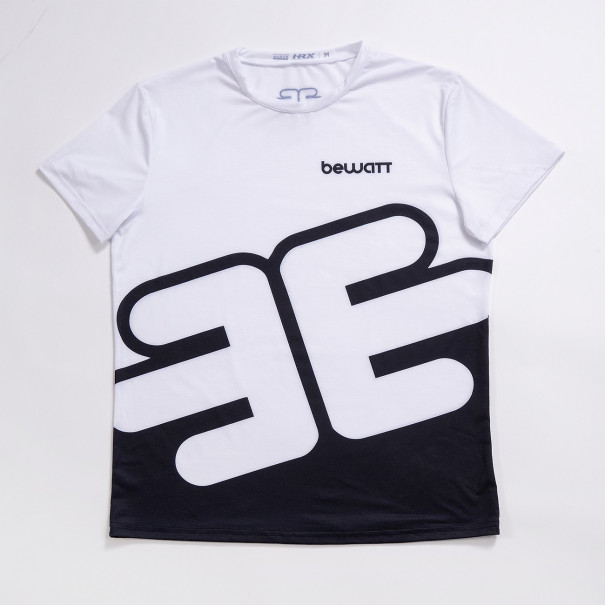 Black and white short sleeve t-shirt