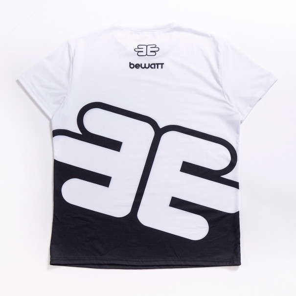 Black and white short sleeve t-shirt
