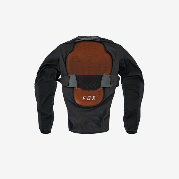 Peto protector negro y naranja