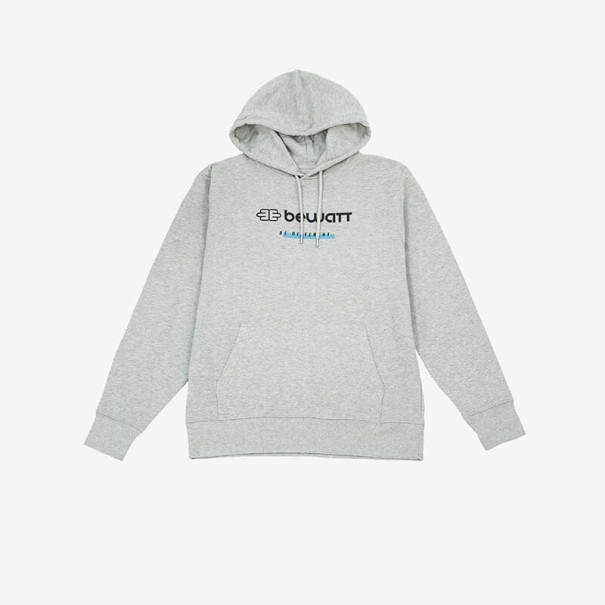 Sudadera blanca con capucha