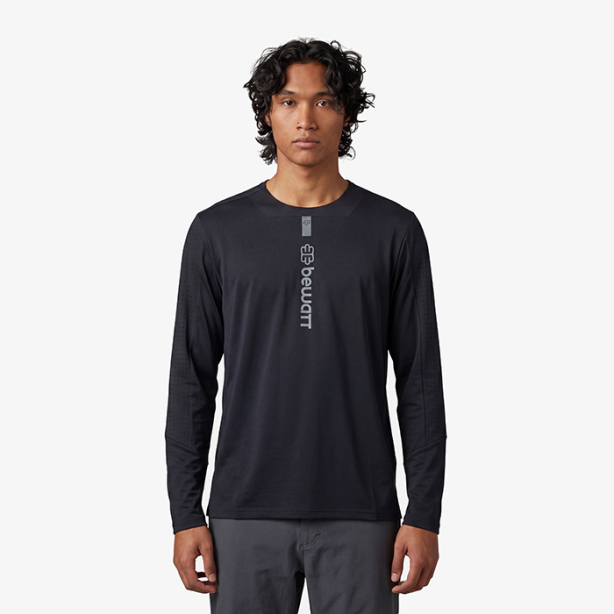 Camiseta negra Rider manga...