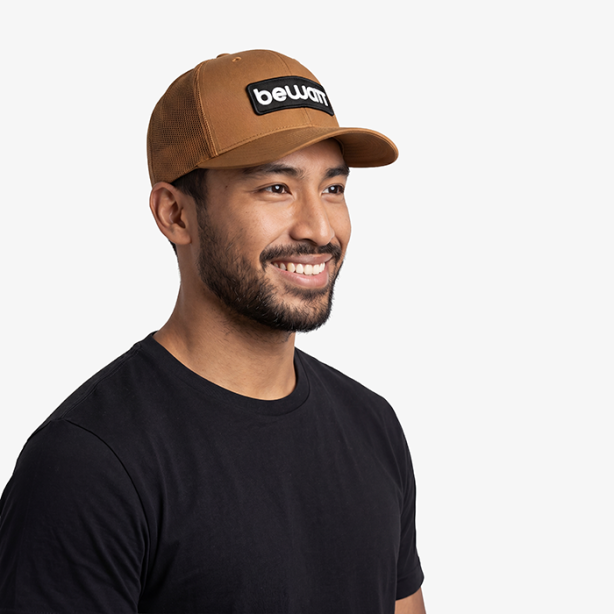 Retro Trucker Cap Brown