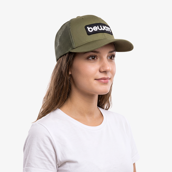 BEWATT Camouflage Green Retro Trucker...