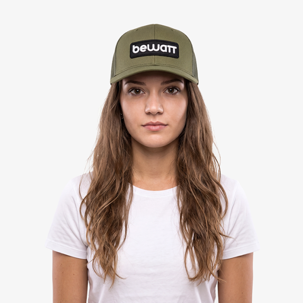 BEWATT Camouflage Green Retro Trucker...